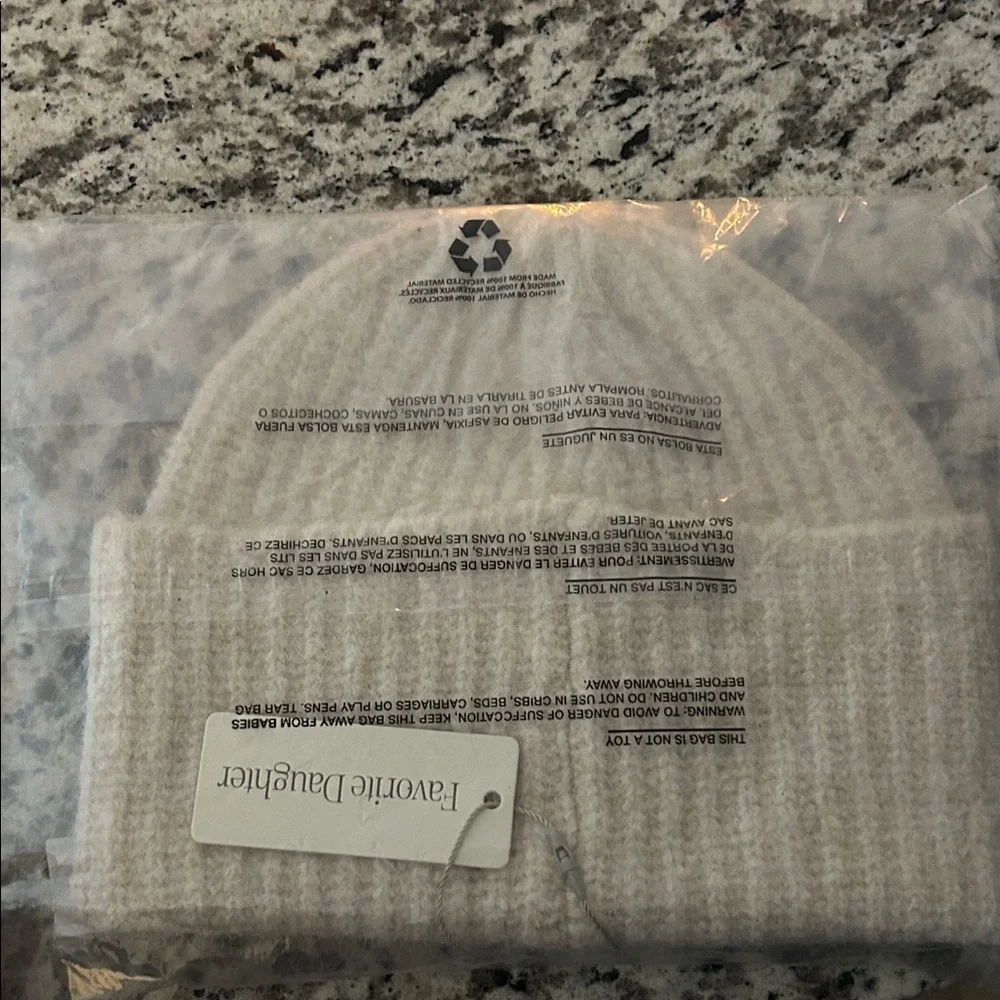 Favorite Daughter Beige Knit Beanie - Picture 4 of 4
